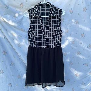Black and white forever 21 dress